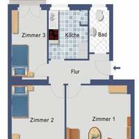 Flat in Germany, Berlin, 62 sq.m.