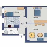 Flat in Germany, Berlin, 62 sq.m.
