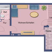 Flat in Germany, Schleswig-Holstein, Berlin, 42 sq.m.