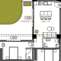 Flat in Greece, Thessaloniki, 63 sq.m.
