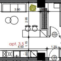 Flat in Greece, Thessaloniki, 52 sq.m.
