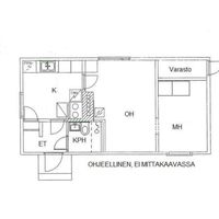 House in Finland, Imatra, 40 sq.m.