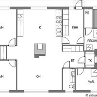 House in Finland, 85 sq.m.