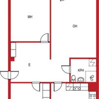 Flat in Finland, Pori, 77 sq.m.
