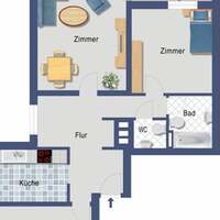 Flat in Germany, Lower Saxony, Hannover, 80 sq.m.