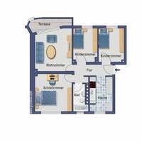 Flat in Germany, Bremen, 71 sq.m.