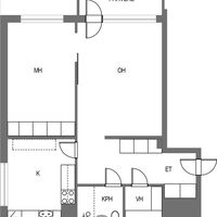 Квартира в Финляндии, Пиексямяки, 54 кв.м.