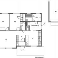 House in Finland, Juva, 101 sq.m.