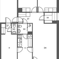 Квартира в Финляндии, Пиексямяки, 78 кв.м.