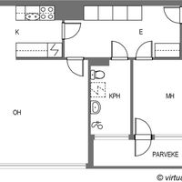 Квартира в Финляндии, Пиексямяки, 50 кв.м.