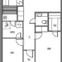 Апартаменты в Финляндии, Пиексямяки, 68 кв.м.