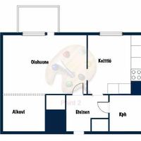 Flat in Finland, Imatra, 42 sq.m.