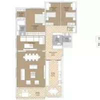 Апартаменты в Турции, Стамбул, 225 кв.фт.