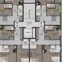 Апартаменты в Турции, Стамбул, 177 кв.фт.