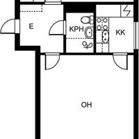 Flat at the spa resort in Finland, Lappeenranta, 46 sq.m.