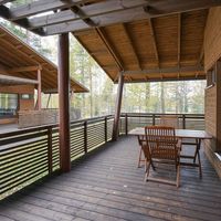 House at the spa resort, by the lake, in the suburbs, in the forest in Finland, Imatra, 51 sq.m.