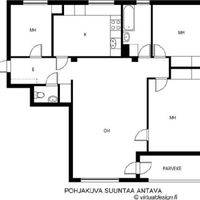 Flat in Finland, Imatra, 85 sq.m.