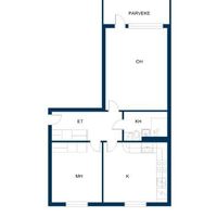 Квартира в Финляндии, Иматра, 57 кв.м.