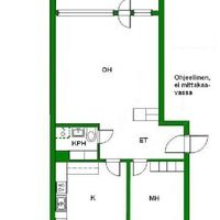 Flat in Finland, Imatra, 56 sq.m.