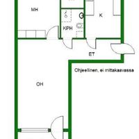Flat in Finland, Imatra, 52 sq.m.