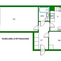 Flat in the suburbs in Finland, Imatra, 53 sq.m.