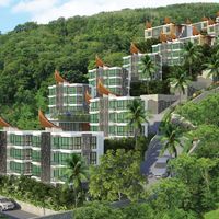 Apartment in the mountains, at the seaside in Thailand, Phuket, 32 sq.m.
