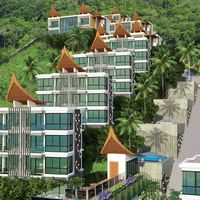 Apartment in the mountains, at the seaside in Thailand, Phuket, 32 sq.m.