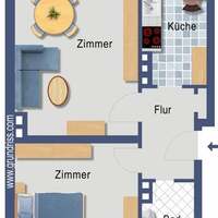 Flat in Germany, Bremen, 55 sq.m.