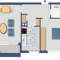 Flat in Germany, Hessen, Wiesbaden, 50 sq.m.