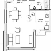 Villa at the seaside in Spain, Comunitat Valenciana, Alicante, 130 sq.m.