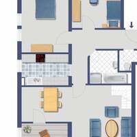 Flat in Germany, Baden-Wuerttemberg , Heidenheim an der Brenz, 114 sq.m.