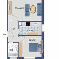Flat in Germany, Nordrhein-Westfalen, Bonn, 56 sq.m.