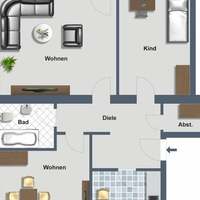 Residential complex in Germany, 76 sq.m.