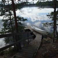 House by the lake, in the forest in Finland, Savonlinna, 58 sq.m.