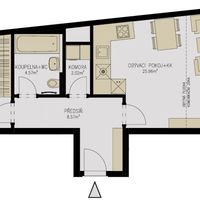 Flat in the big city Czechia, Prague, Vinohrady, 65 sq.m.