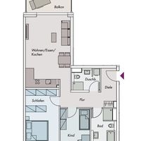 Flat in Germany, Frankfurt am Main, 96 sq.m.