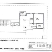 Apartment in the village, by the lake in Italy, Bergamo, 75 sq.m.