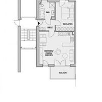 Flat in the big city in Germany, Munich, 62 sq.m.