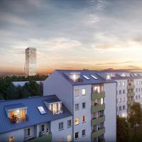Penthouse in the big city in Germany, Munich, 67 sq.m.