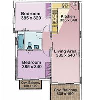 Flat in Republic of Cyprus, Eparchia Pafou, 78 sq.m.