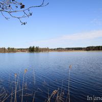 Land plot by the lake in Finland, Rautjaervi