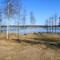 Land plot by the lake in Finland, Rautjaervi