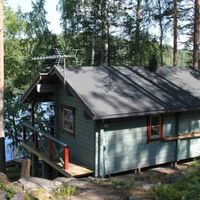 House by the lake, in the forest in Finland, Puumala, 125 sq.m.