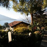 Villa in the mountains, in the village, by the lake in Italy, Como, 850 sq.m.