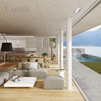 Villa in the mountains, in the village, by the lake in Italy, Como, 450 sq.m.