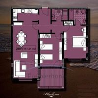 Апартаменты у моря в Болгарии, Солнечный Берег, 152 кв.м.