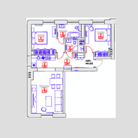 Flat in the big city in Latvia, Riga, 72 sq.m.