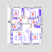 Flat in the big city in Latvia, Riga, 98 sq.m.