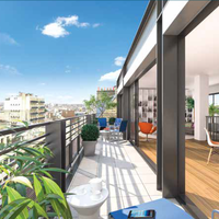 Квартира в большом городе во Франции, Париж, 28 кв.м.