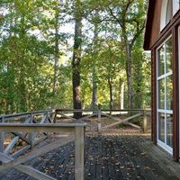 House by the lake, in the forest in France, New Aquitaine, 72 sq.m.